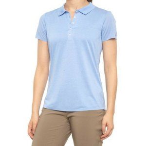 $119! NWT Women's KJUS Golf Signe Polo Short Sleeve Shirt - Hydrangea - S, L